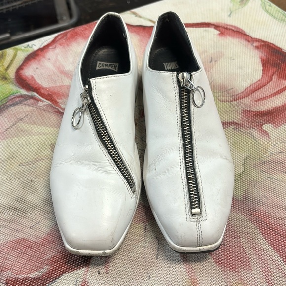 Camper Shoes - Camper Twins white leather flats shoes size EU 40